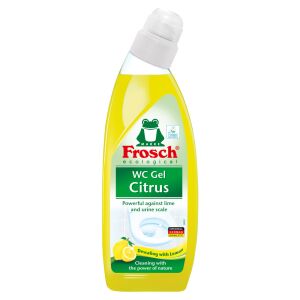 Frosch Gel WC Citrus, puternic împotriva calcarului și a depunerilor de urină, parfum de lămâie - Produse pentru curatenie