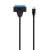 Kabel adaptera Gembird USB 3.0 Typ-C męski do SATA 2.5 dysku, 0,2m, czarny