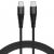 Kabel Savio CL-159 USB-C, 1m, Czarny, do ładowania i przesyłania danych