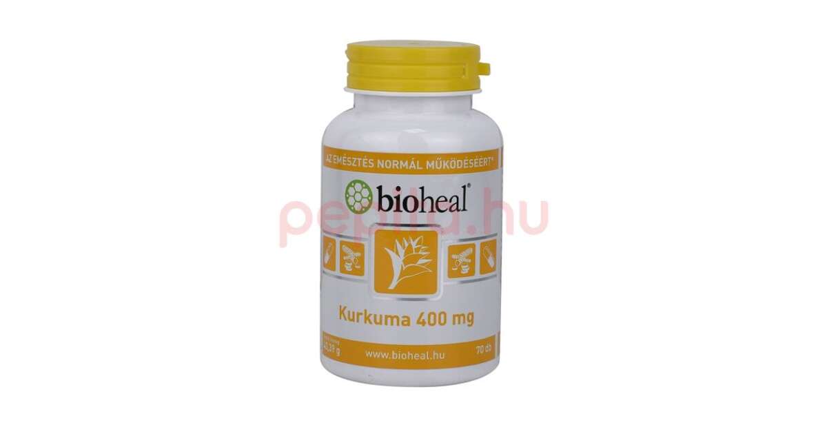 BIOHEAL KURKUMA 400MG 70DB | Pepita.hu | Pepita.com
