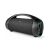 Angled view of Nedis SPBB315BK black portable Bluetooth speaker