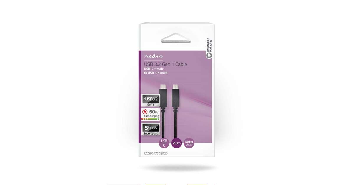 USB Kabel, 3.1 Gen 2, C-Stecker-C-Stecker, 1m