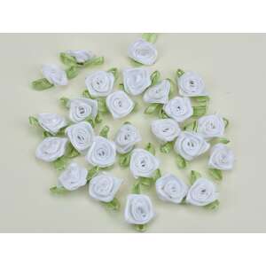 Satin trandafir seifuri alb 25pcs / pachet 49265142 Plante si flori artificiale
