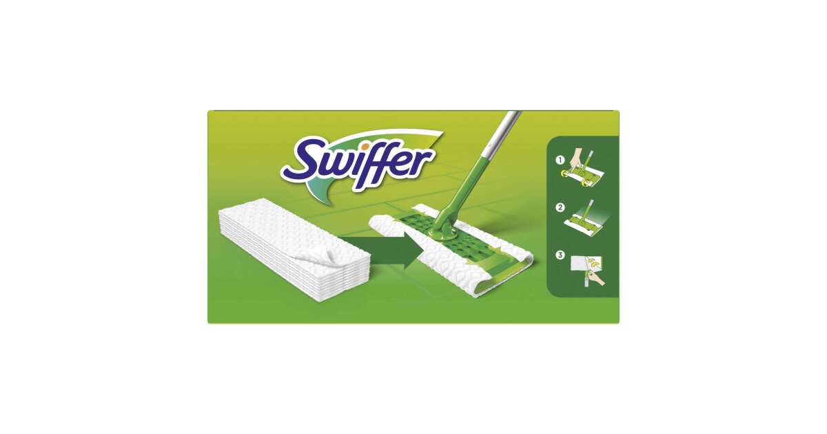 Swiffer XXL Trap & Lock Floor Dusting Kit 1pcs handle + 2pcs dusting  cloth Refill