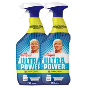 Cillit Bang - Spray cleaner for kitchen and other common surfaces, power  degreasing-Pack of 2x750 ml