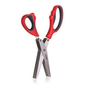 Banquet 21 cm Gyógynövény olló, piros, konyhai olló gyógynövényekhez és fűszerekhez - Konyhai olló