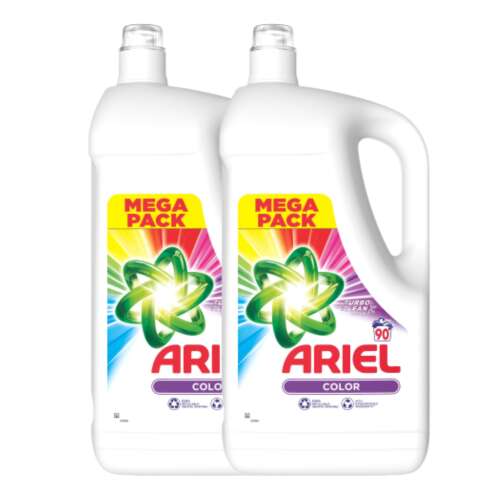Ariel Color Clean & Fresh folyékony Mosószer 2x4,5L - 180 mosás