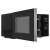 Sencor SMW 1719BK schwarzer Mikrowellenherd, Seitenansicht mit offener Tür