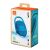 Packaging of blue JBL Clip 4 ECO portable Bluetooth speaker