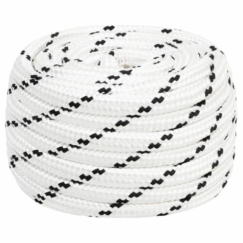 vidaXL fehér poliészter munkakötél 18 mm 100 m