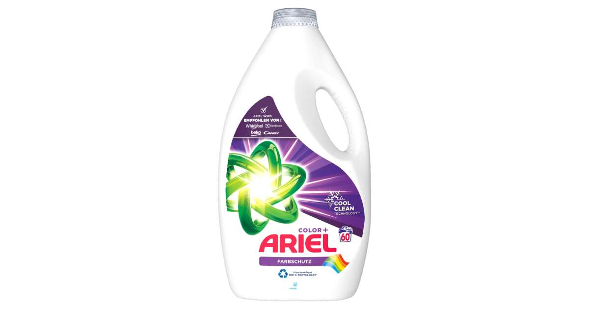 Ariel Color Protection Color+ Liquid Detergent 3L - 60 washes