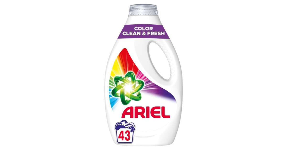 Ariel Color Clean & Fresh folyékony Mosószer 4x2,15L - 172 mosás ...
