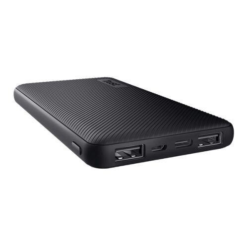 Trust Primo 10000 mAh Power Bank - Black, multiple USB ports