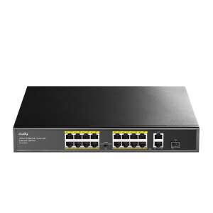 Cudy FS1018PS1 16-Port Gigabit PoE Switch, Vorderansicht - Cudy