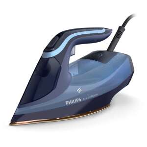 Călcător Philips Azur 8000 Series SteamGlide Elite, albastru și negru, cu cablu - Aparate de curatat cu aburi, Mașini de cusut, Stații de aburi, Aparate de abur manual, Fiare de călcat și Mașini de curățat
