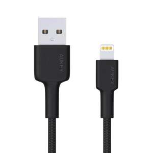 Kabel AUKEY CB-AL05 USB A do Lightning, 1 metr, czarny - Kabel USB