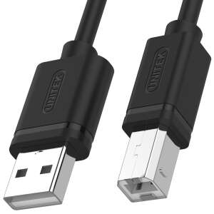 UNITEK Y-C420GBK USB kábel, 3 méter, USB 2.0, USB A - USB B, fekete - Unitek