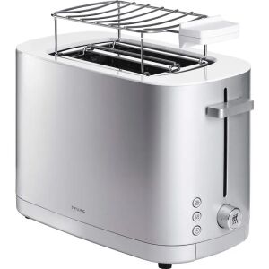 Zwilling 2-Scheiben Toaster mit Brötchenaufsatz, Satin-Edelstahl - Toaster und Standmixer