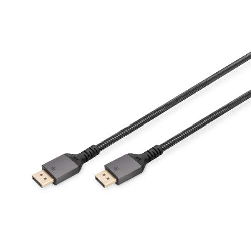 Digitus DB-340201-020-S DisplayPort kábel, 2 méter, fekete