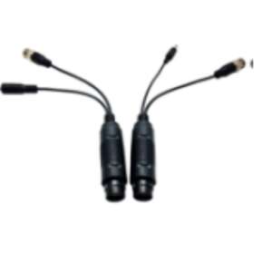 Amiko Video BALUN LVB-500S, balun pre vonkajšiu bezpečnostnú kameru, prevodník RJ45 na BNC, odolný voči poveternostným vplyvom IP68 - Video digitalizácia