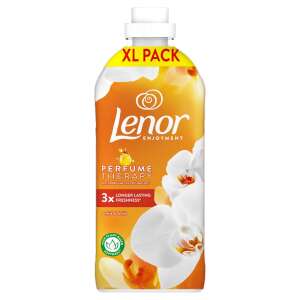 Lenor Orchidea & Vanília öblítő, 1200ml, XL csomag, parfümterápia, 3x hosszabb tartósságú frissesség - Öblítő