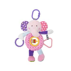 Lorelli Toys plüss csörgőjáték - Pink elefánt 49311447 Espiro