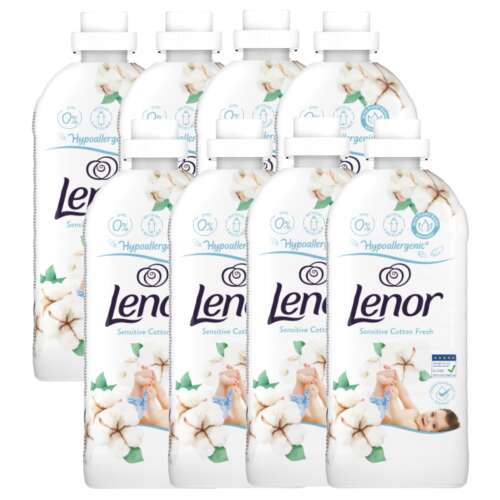 Lenor Sensitive Cotton Freshness Öblítő 384 mosás 8x1200ml