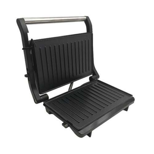 Nyitott kontakt grill és szendvicssütő tapadásmentes lapokkal