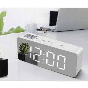 Bass Polska цифров LED будилник с огледален дисплей на бюро - Будилник