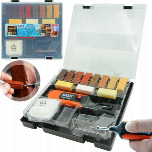 Set de reparații pentru mobilier și podele Bass Polska cu ceară, set complet