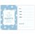 Blue Silver Dots blue invitation 6 pcs 98094894