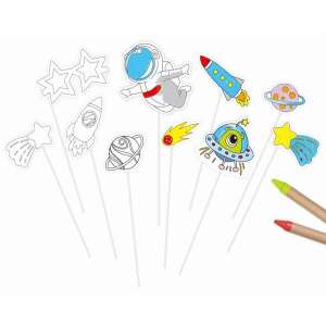 Űr Fotókellék Színező - 10 db