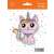 Magic Cat rosa Einhorn-Katze Folienballon, 61cm, Heliumballons, Party Dekoration