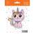 Magic Cat rosa Einhorn-Katze Folienballon, 61cm, Heliumballons, Party Dekoration