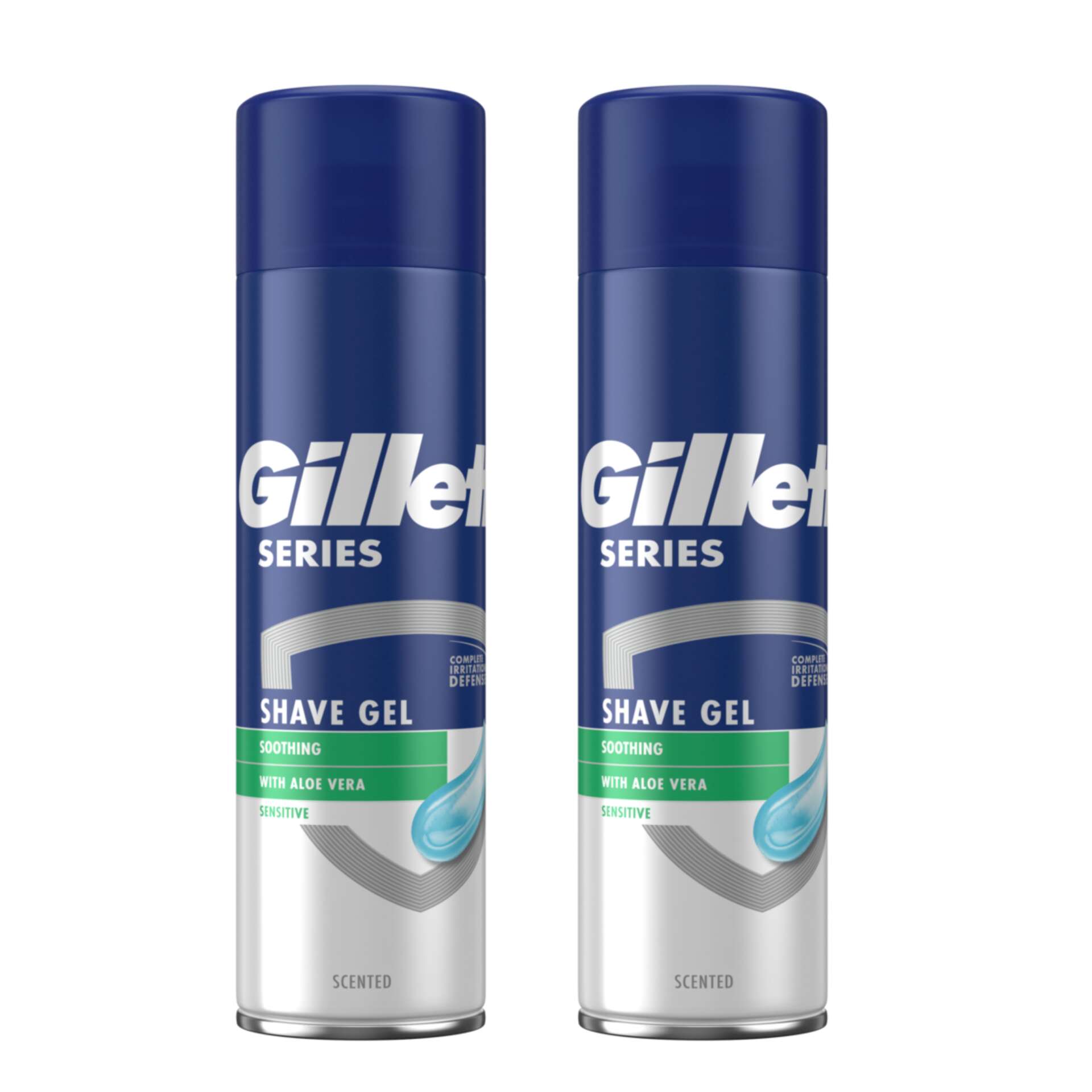 E-shop Gél na holenie Gillette Series Sensitive Aloe Vera 2x200ml