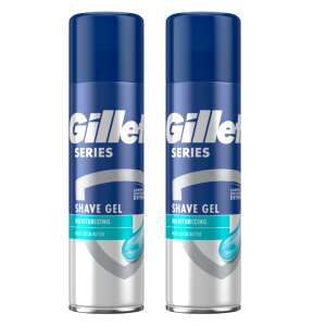Gillette Series Gel de bărbierit hidratant cu unt de cacao 2x200ml 49345438 Produse pentru indepartarea parului
