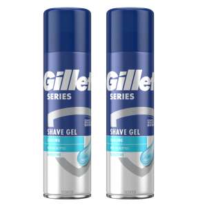 Gillette Series Gel de ras răcoritor cu eucalipt 2x200ml 49345480 Produse pentru indepartarea parului