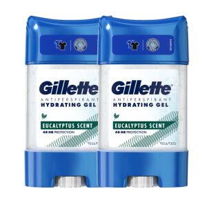 Gillette Eucalyptus Мъжки антиперспирант дезодорант Овлажняващ гел 3x70ml 124040449 - Dezodor