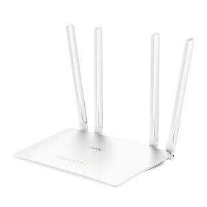 Angled view of Cudy WR1200 wireless router - Cudy Wi-Fi Router, Adapter
