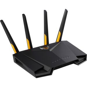 ASUS TUF Gaming AX3000 V2 WiFi 6 Router, angled perspective - ASUS Wi-Fi Router, Adapter