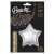 Beauty & Charm 19" Balon cu stea argintie din folie, Autosigilant