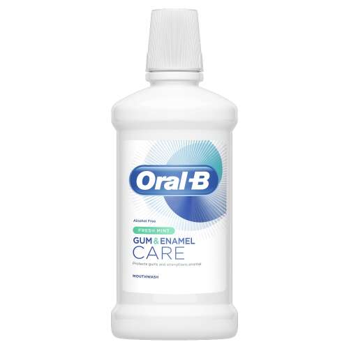 Oral-B Fresh Mint ústna voda na starostlivosť o ďasná a zubnú sklovinu 500 ml