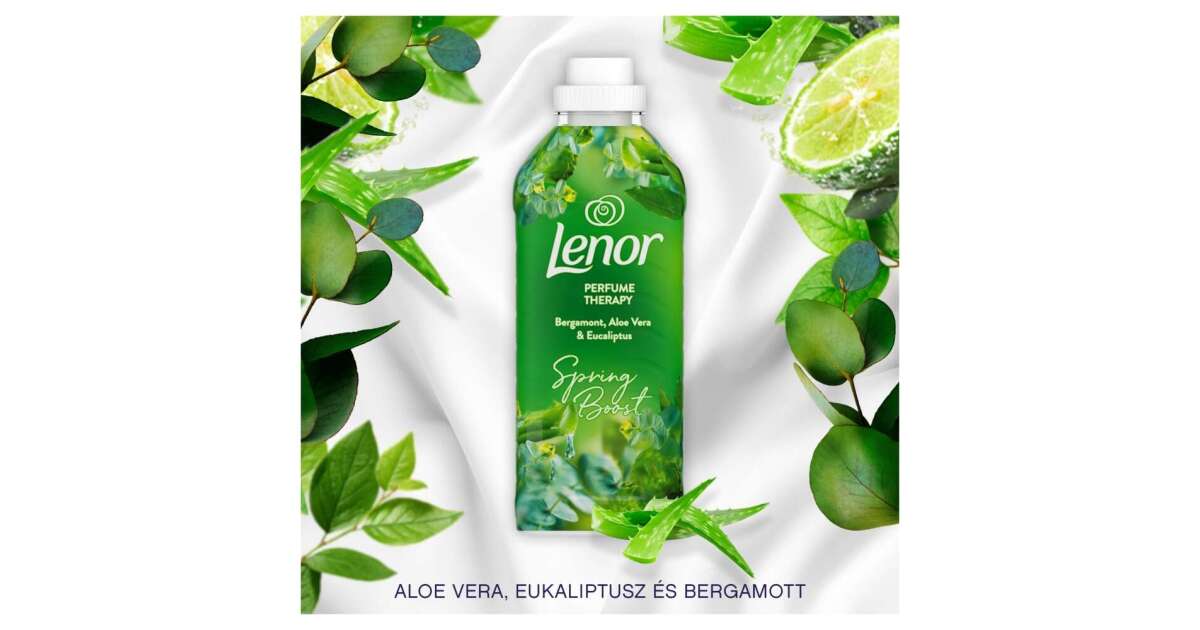 Lenor Aloe Vera &amp; Eucalyptus Fabric Softener 384 washes 8x1200ml |  Pepita.com