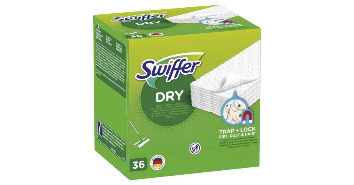 Swiffer Sweeper Dry Floor Wiper Refill 3x36pcs