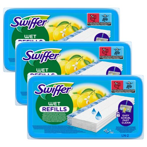 Șervețele umede pentru podele Swiffer Sweeper 3x20pcs