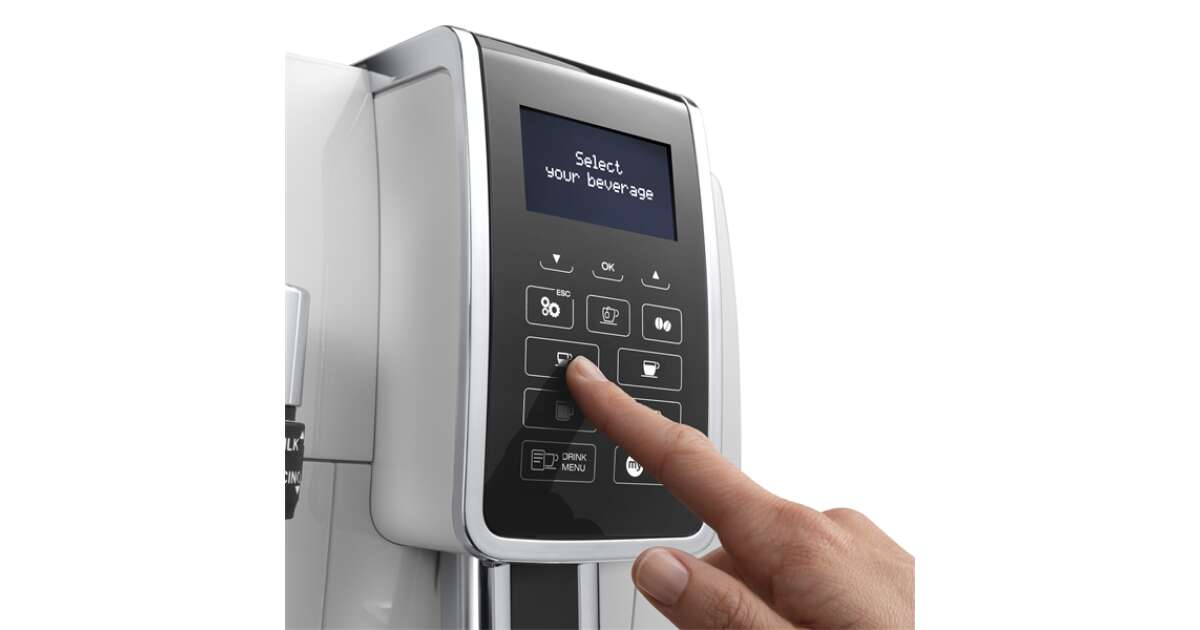 Delonghi ecam 350.35.w automata kávéfőző 15 bar / 300 gramm kapacitás