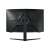Spatele monitorului de gaming curbat Samsung Odyssey G6 G65B, 32 inch