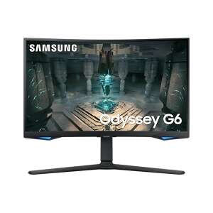 Front view of Samsung Odyssey G6 G65B 32-inch curved gaming monitor - Monitor