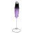 ADLER AD4499 purple milk frother on stand