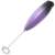 Adler AD4499 electric milk frother, purple, close-up